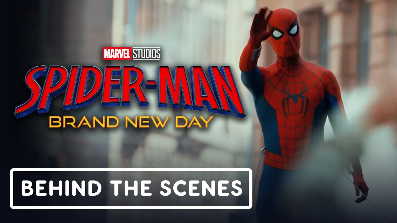 Tom Holland nos bastidores de Homem-Aranha: Um Novo Dia