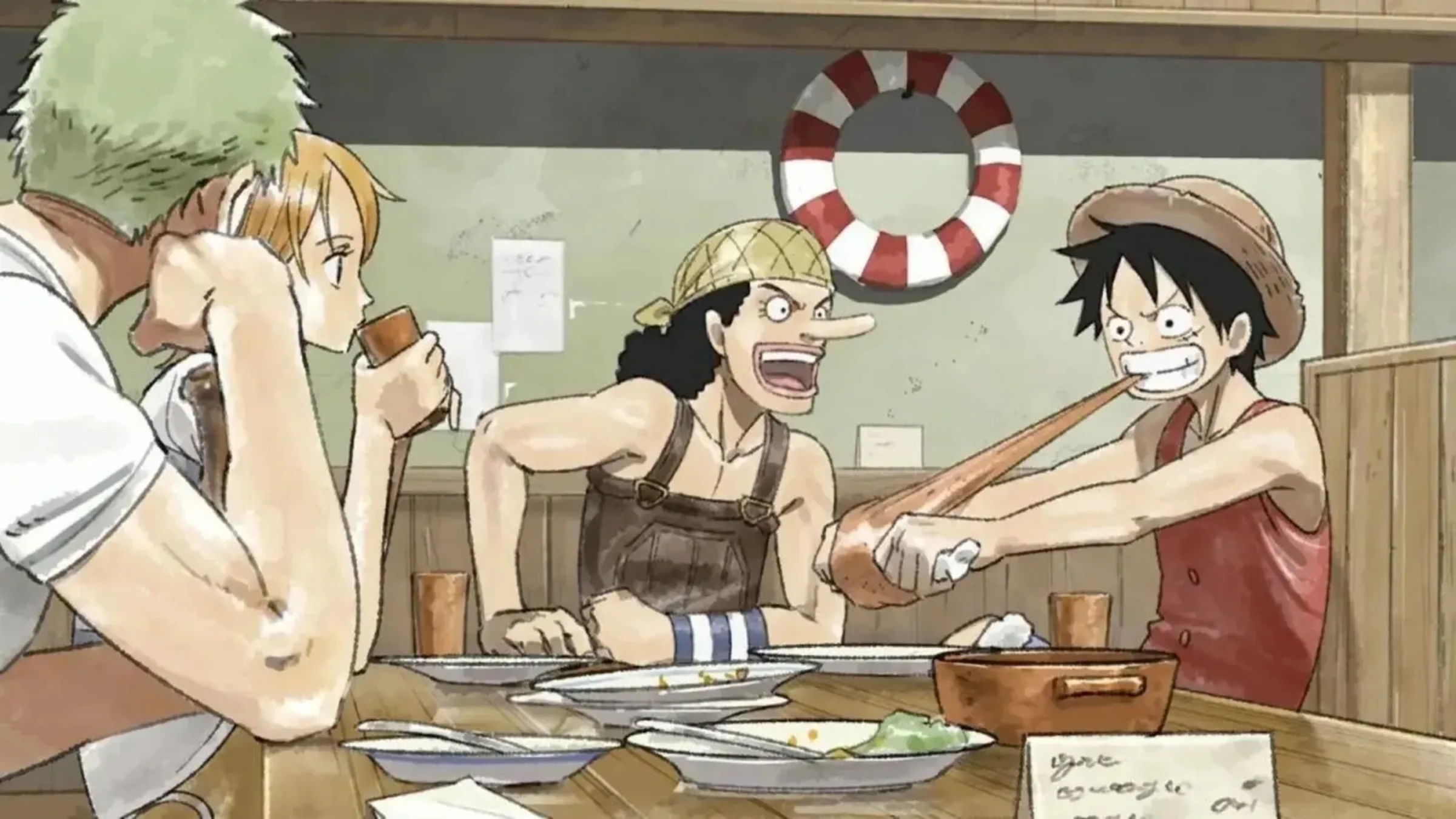 The One Piece remake WIT Studio - Luffy, Zoro, Usopp e Nami