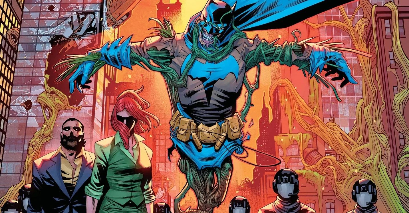 Arte de capa do evento Batman: Bad Seeds, com Poison Ivy como prefeita de Gotham