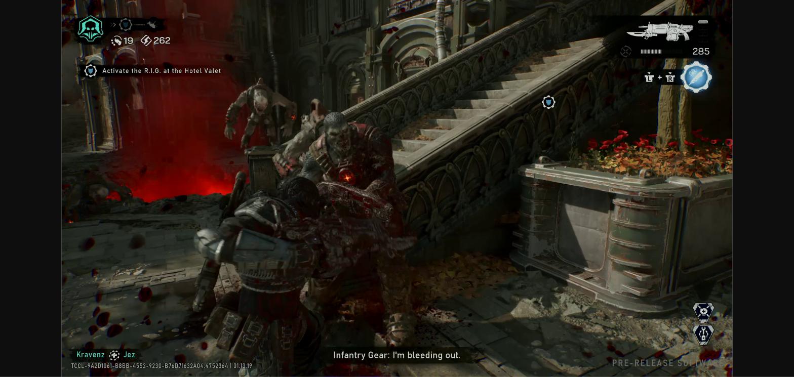 Jogabilidade do modo Horde Siege em Gears of War E-Day