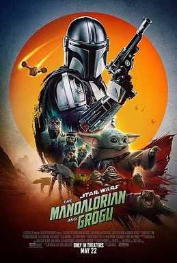 Pôster oficial de The Mandalorian and Grogu