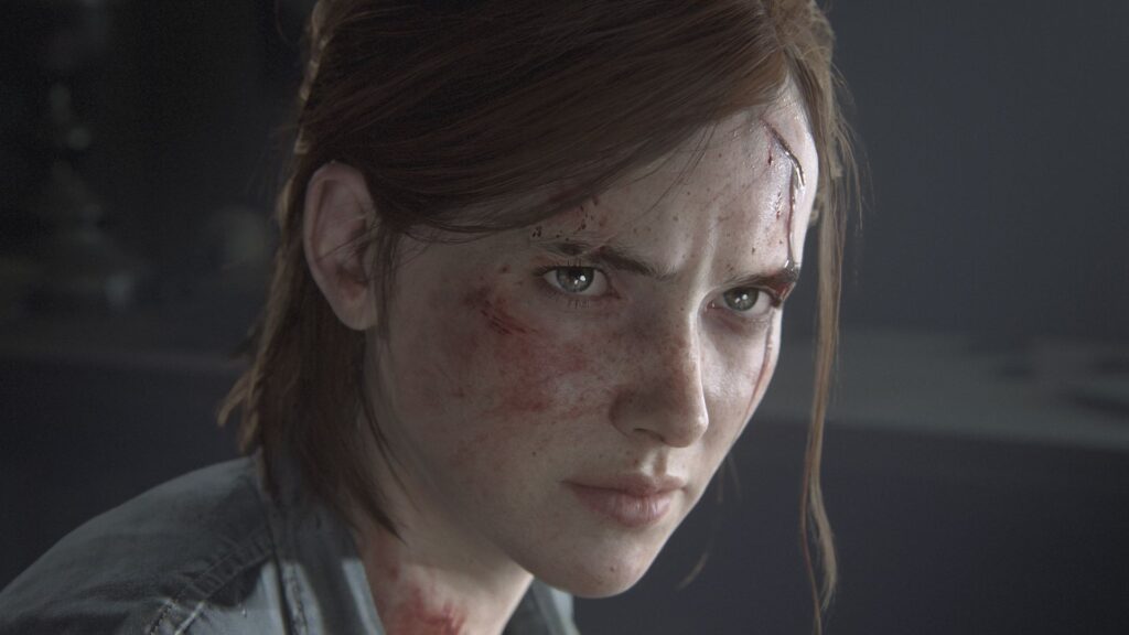 Ellie em arte de The Last of Us da Naughty Dog