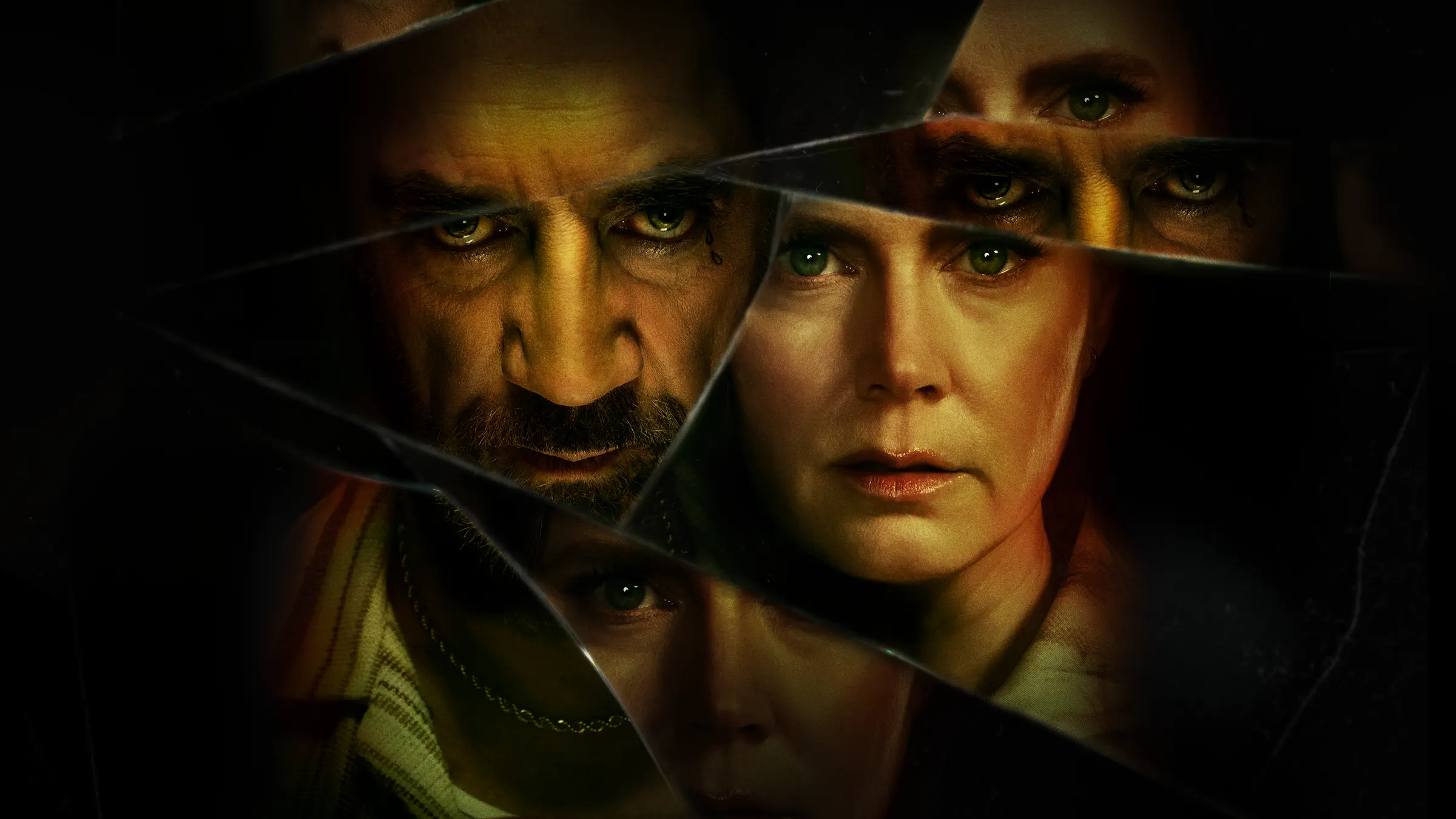Javier Bardem, Amy Adams e Patrick Wilson na arte de Cabo do Medo