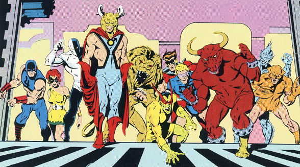 Integrantes do Cartel do Zodíaco em uma ilustração dos quadrinhos da Marvel