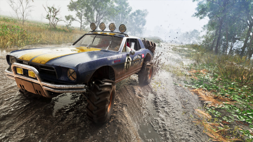 Vapid Dominator Buggy de 1967 em uma estrada de terra em GTA6