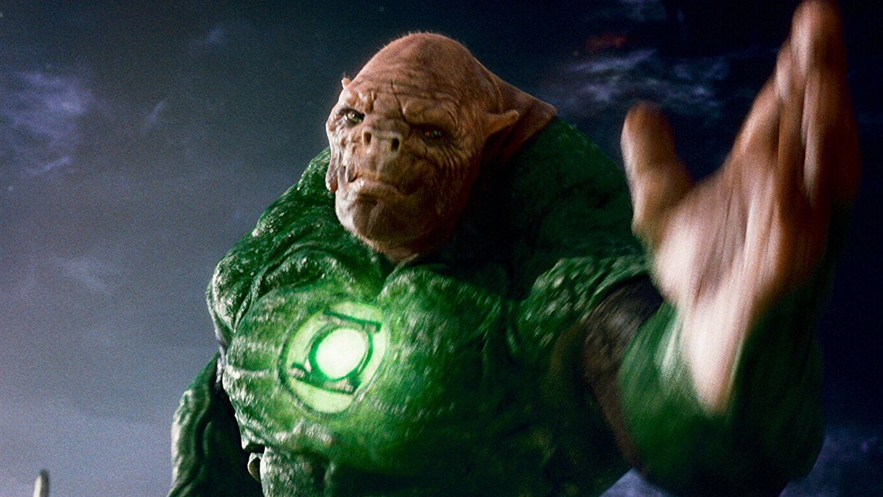 Kilowog, o alienígena Lanterna Verde, no filme Lanterna Verde de 2011